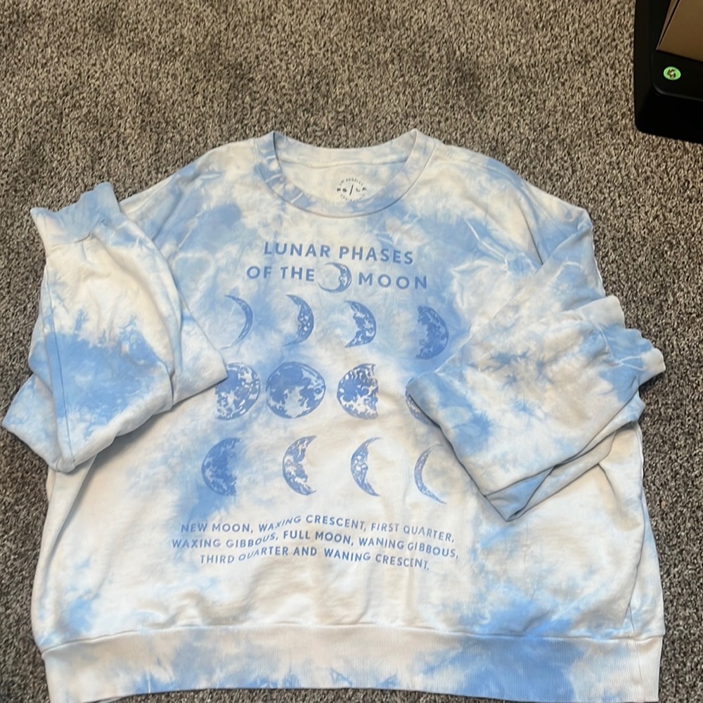 Pacsun lunar phase baggy crew neck